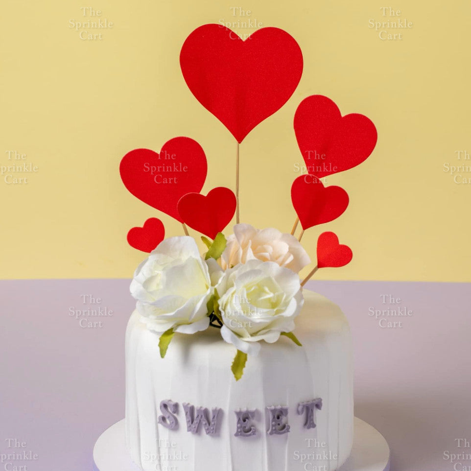 Merry Christmas Happy New Year Holidays Valentines Love Acrylic Cake Topper Decoration TSC