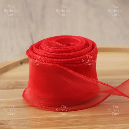 Fishtail Ribbon Wave Net Yarn Mermaid Tail for DIY Flower Bouquet TSC