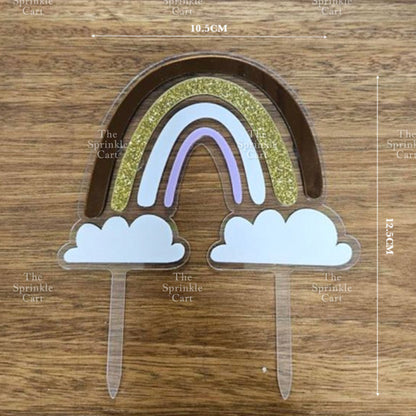 Boho Inspired Large Cross-border Rainbow Topper Decoration TSC