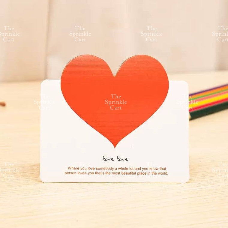 Greetings Gift Cards Message Envelope for Birthday Mother's Day and Valentine's Day TSC