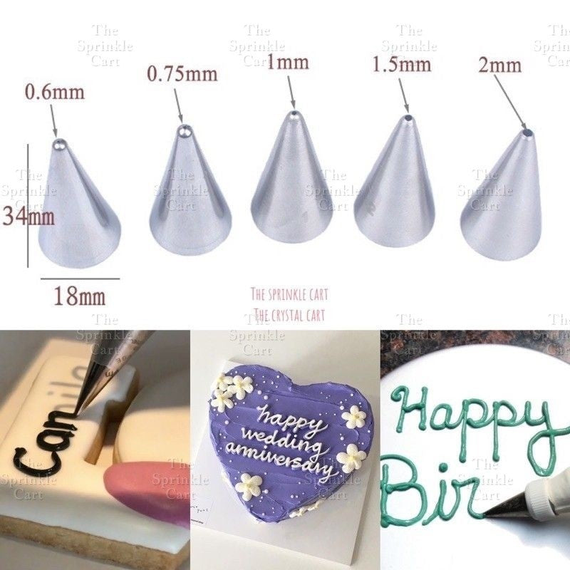 Nozzle Set with Piping Bag for Icing Cake Decoration TSC