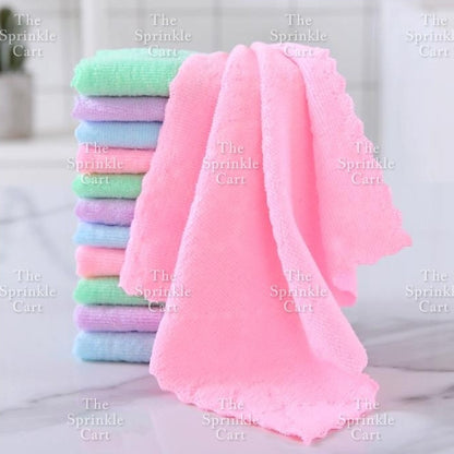 Absorbent Kitchen Towel Microfiber and Dishwashing Cloth Rags Basahan TSC