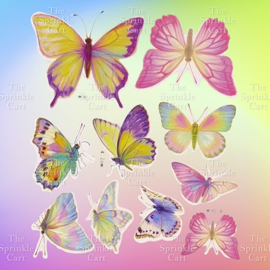 Butterfly cake topper for decoration Girl Fan cake topper