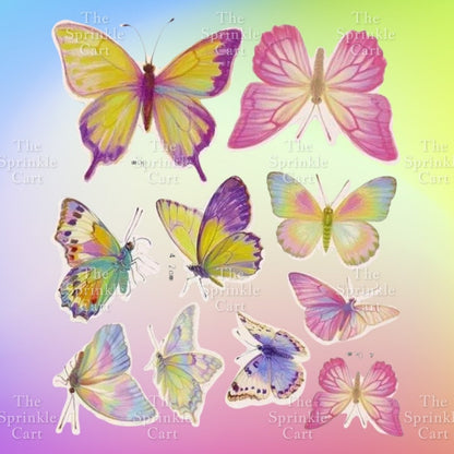 Butterfly cake topper for decoration Girl Fan cake topper