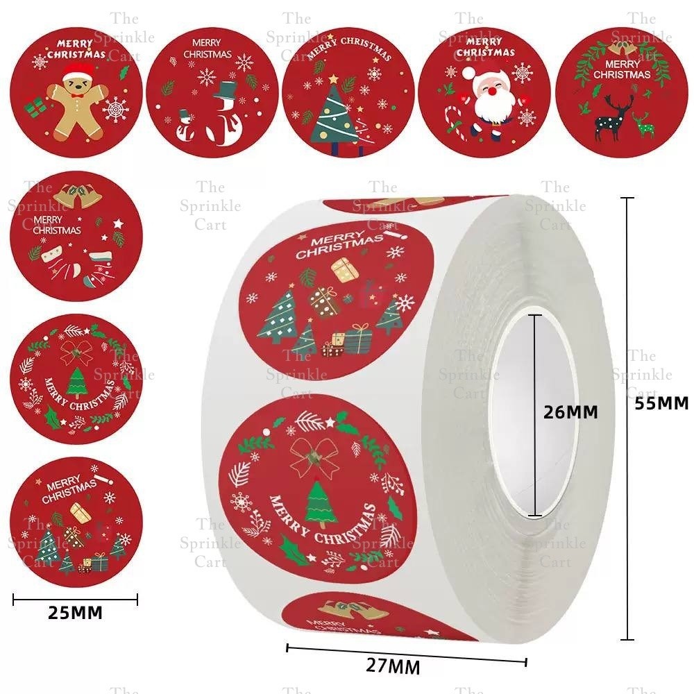 Self-adhesive Round Square Sticker and Sticky Tape Packaging TSC