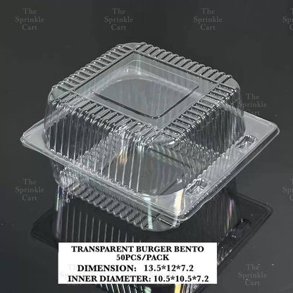 Clamshell Box for Hamburger and Bento Pastry Packaging TSC