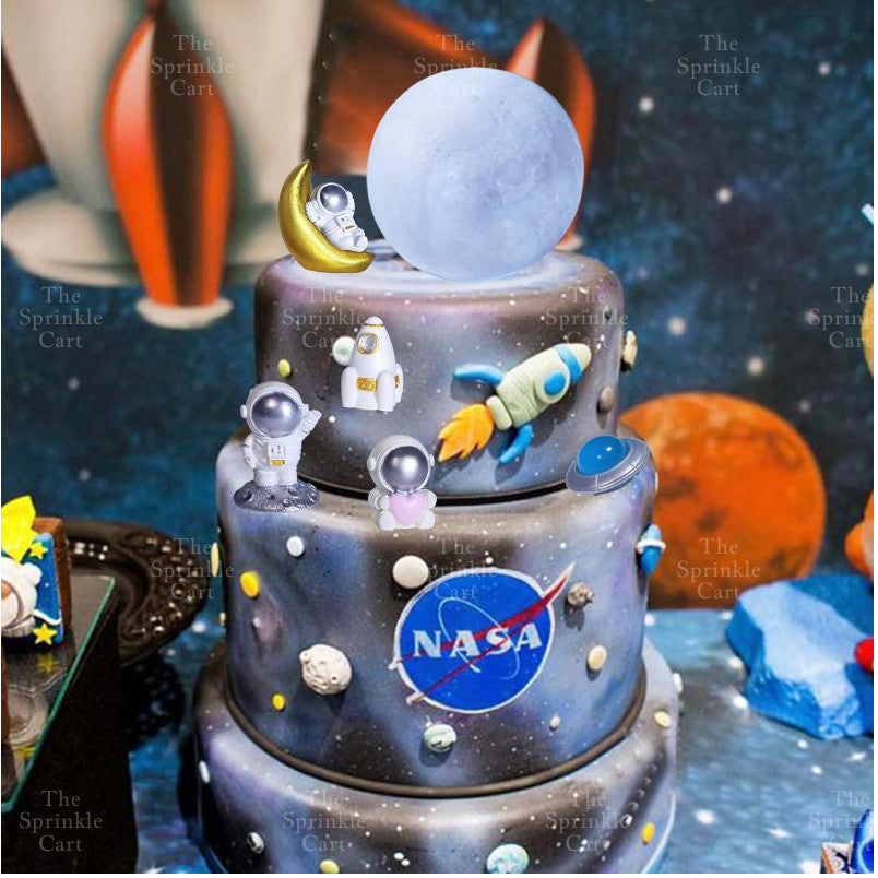 Moon Heart Night Light Lamp LED Cake Topper Decoration TSC