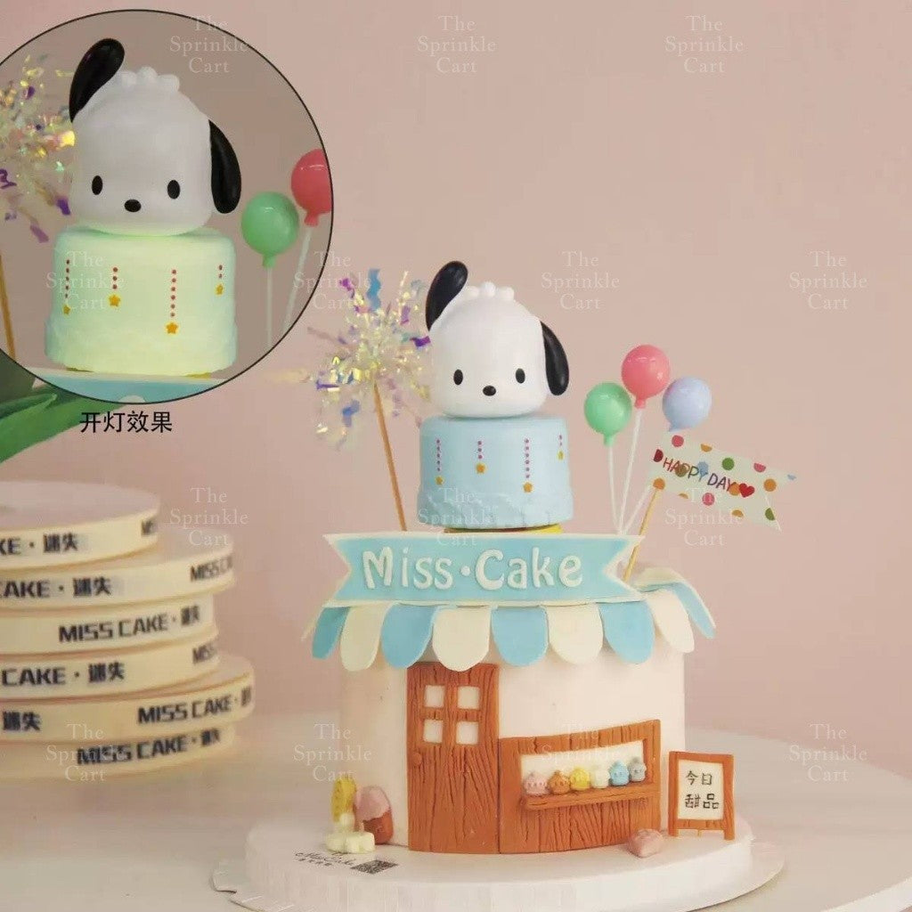 Sanlio 3D Cloud and Moon LED Night Toy Cake Topper TSC