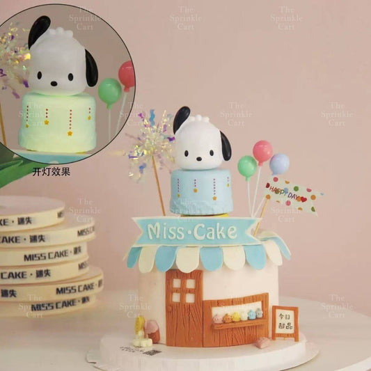 Sanlio 3D Cloud and Moon LED Night Toy Cake Topper TSC