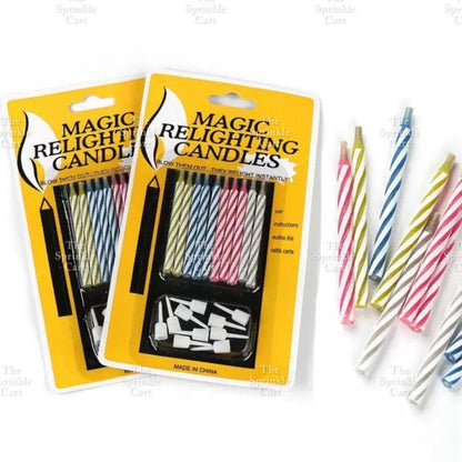 Colored Magic Relighting Candle for Any Occasions TSC