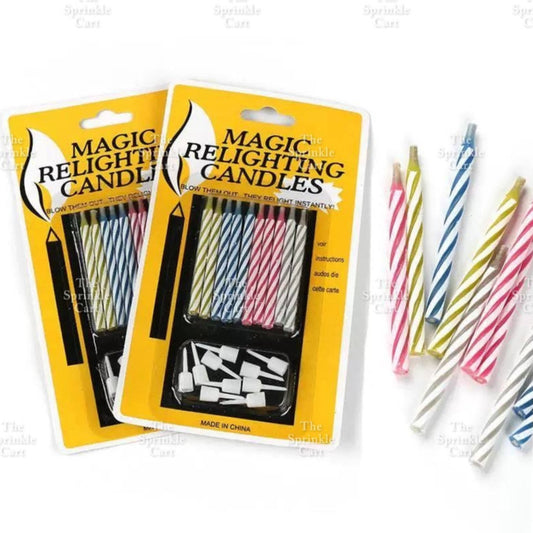 Colored Magic Relighting Candle for Any Occasions TSC