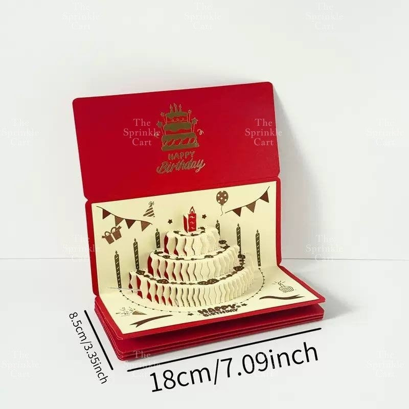 Surprise Money Pulling Box and Money Accordion Angpao Envelope DIY 3D Puzzle Cake Gift TSC