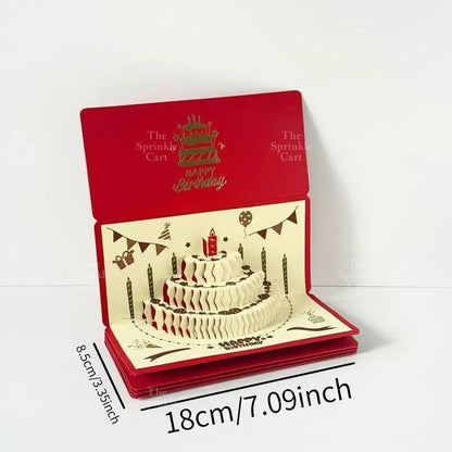 Surprise Money Pulling Box and Money Accordion Angpao Envelope DIY 3D Puzzle Cake Gift TSC
