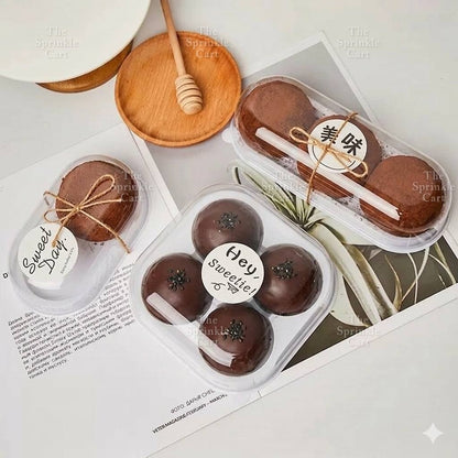 Transparent Dessert Plastic Container Cake Mousse Pudding Fruits Packaging TSC