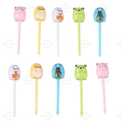 Disposable Bento Picks Utensil with Design TSC