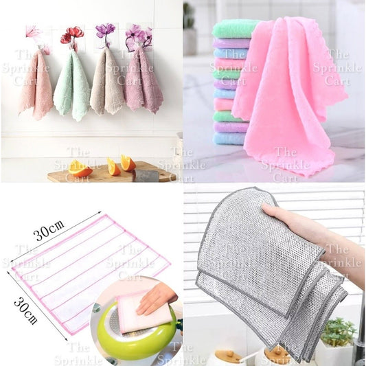 Absorbent Kitchen Towel Microfiber and Dishwashing Cloth Rags Basahan TSC