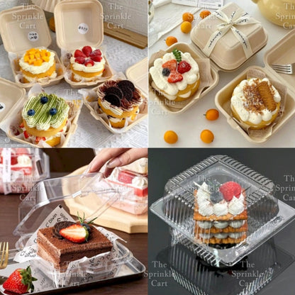 Clamshell Box for Hamburger and Bento Pastry Packaging TSC