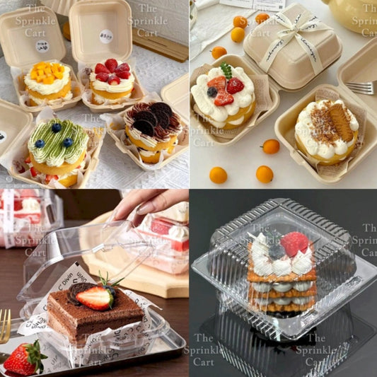 Clamshell Box for Hamburger and Bento Pastry Packaging TSC