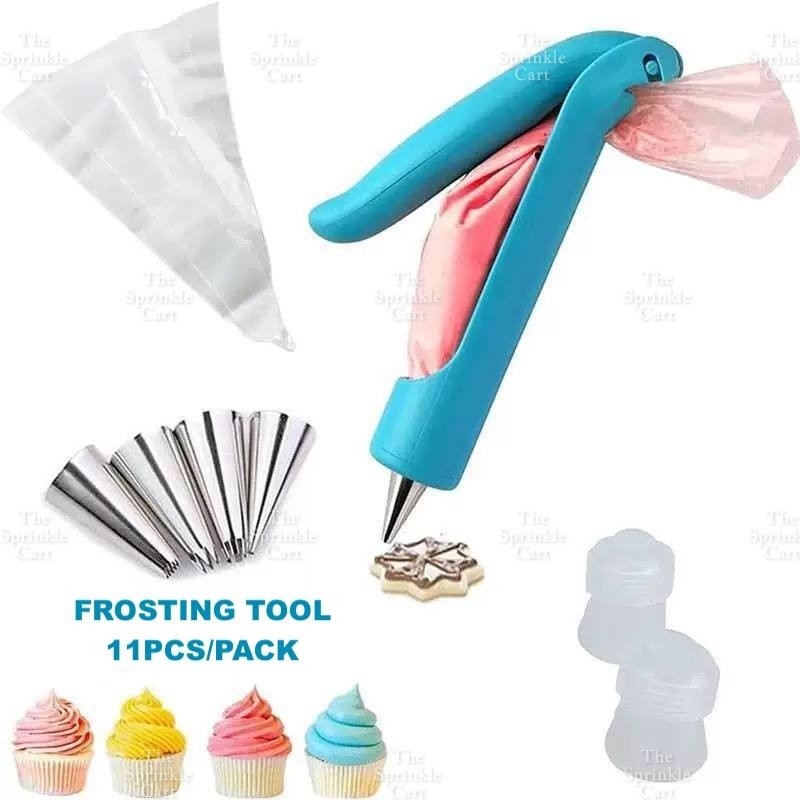 100/50pcs Disposable Pastry Piping Bag and Accessories TSC