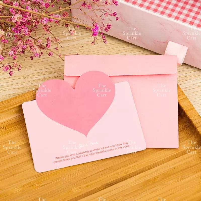 Greetings Gift Cards Message Envelope for Birthday Mother's Day and Valentine's Day TSC
