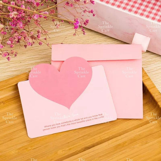 Greetings Gift Cards Message Envelope for Birthday Mother's Day and Valentine's Day TSC