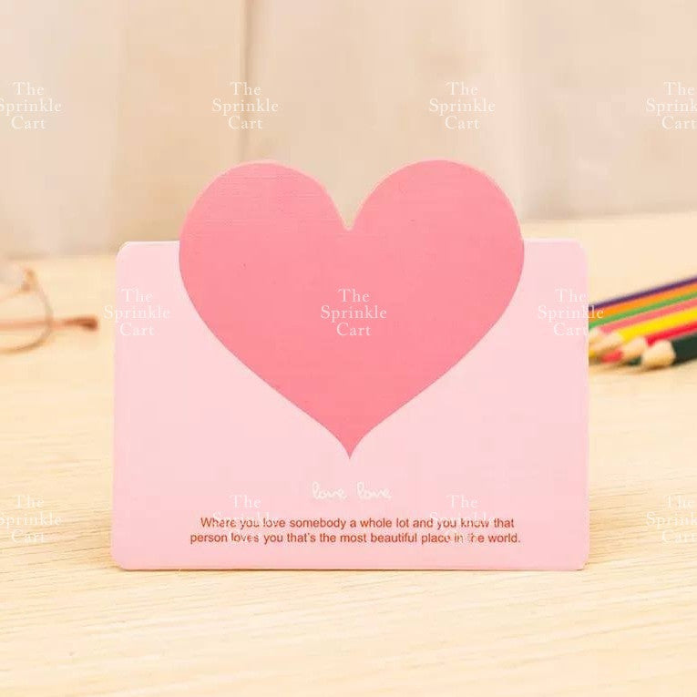 Greetings Gift Cards Message Envelope for Birthday Mother's Day and Valentine's Day TSC