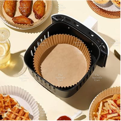 Air Fryer Liner Parchment Paper Disposable Non-Stick Round Airfryer Oil Sheet Liners TSC