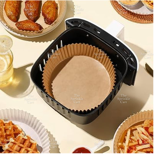 Air Fryer Liner Parchment Paper Disposable Non-Stick Round Airfryer Oil Sheet Liners TSC