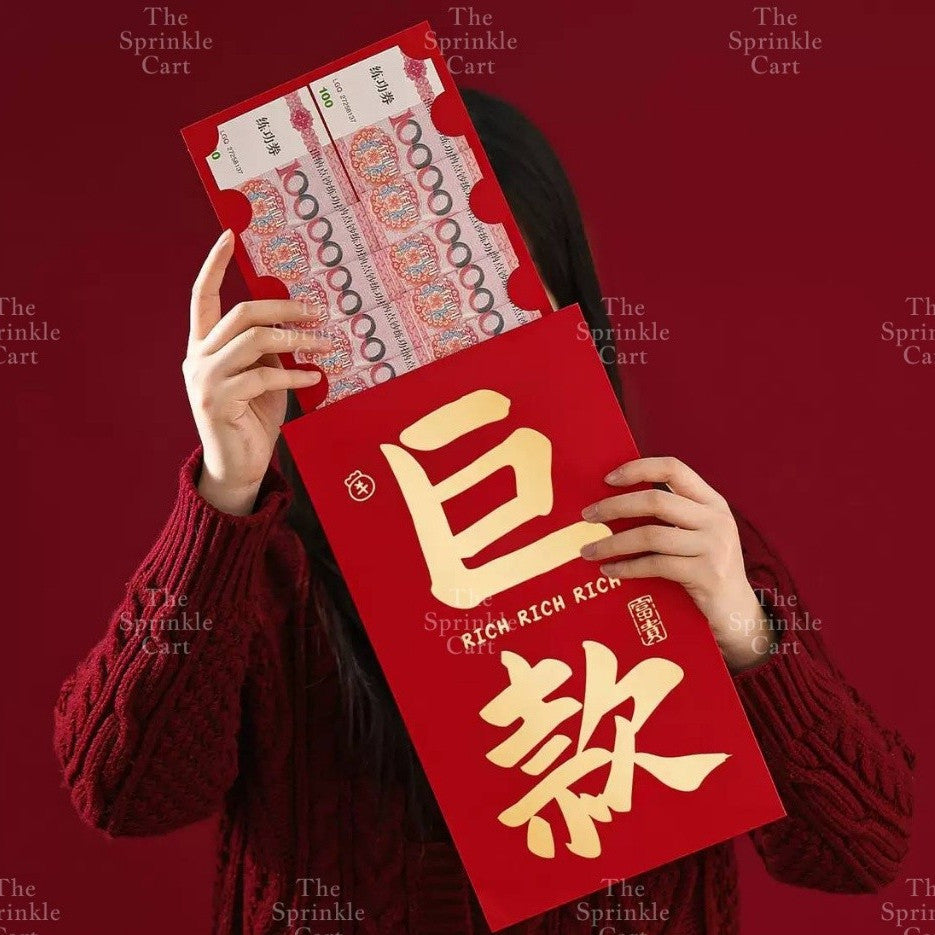 Surprise Money Accordion Angpao Envelope for Birthday Christmas Valentines and Mothers DayTSC