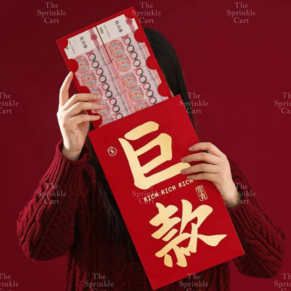 Surprise Money Accordion Angpao Envelope for Birthday Christmas Valentines and Mothers DayTSC