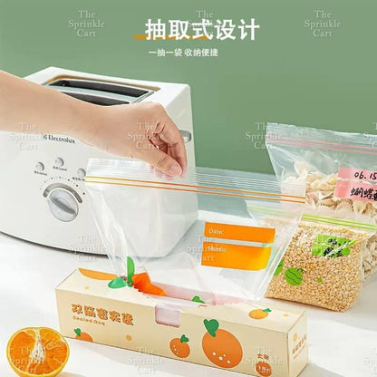 Pull up Food Grade Transparent Zip Sealing Bag for Food Packaging TSC