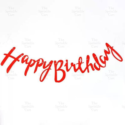Happy Birthday Wall and Cake Banner Decoration TSC