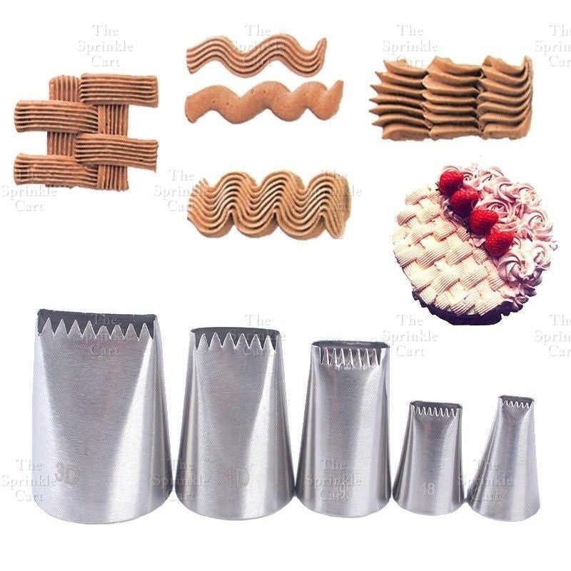 Nozzle Set with Piping Bag for Icing Cake Decoration TSC