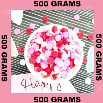 500grams Christmas Valentines Halloween Themed Edible Sprinkles Dragees Cake Decoration