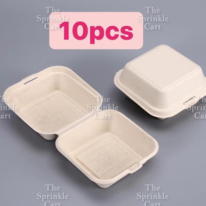 Clamshell Box for Hamburger and Bento Pastry Packaging TSC