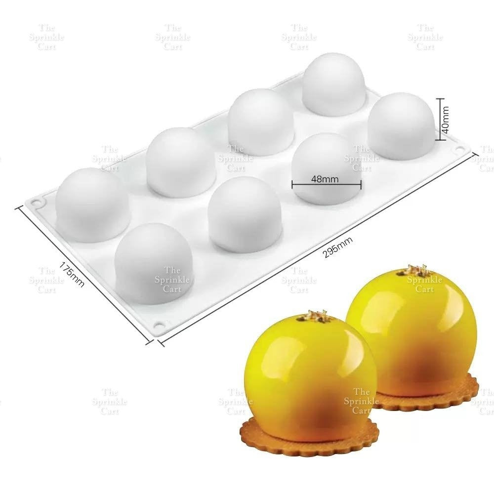 Silicone Round Cavity Biscuit Chocolate Mold Dessert for Baking Molder TSC