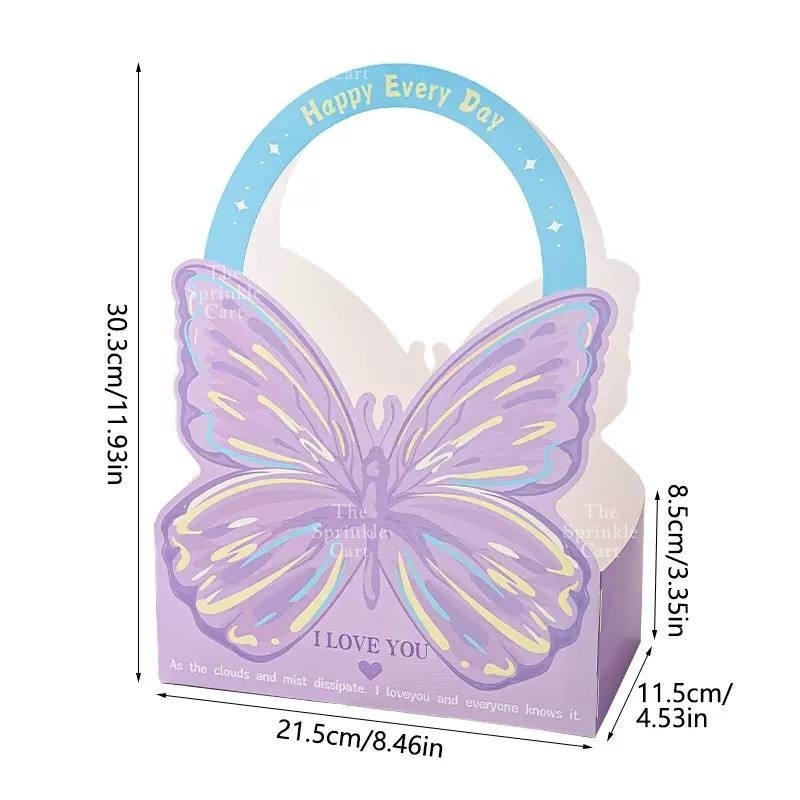 1pc Flower Basket Paper Holder for Floral Arrangement DIY Gift Bouquet TSC
