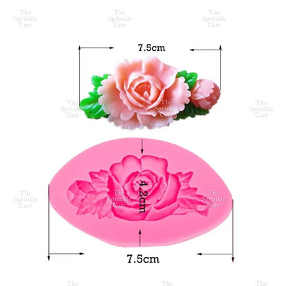 Flower Theme Silicone  Chocolate Fondant Molder Resin Cake Jelly Baking Supply Decoration