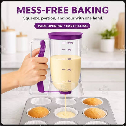 Handheld Cake and Pastry Batter Measuring Cup and Dispenser TSC