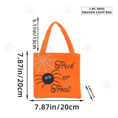 Trick or Treat Goodie Candy Bag and Bucket for Adult Children Halloween Party TSC