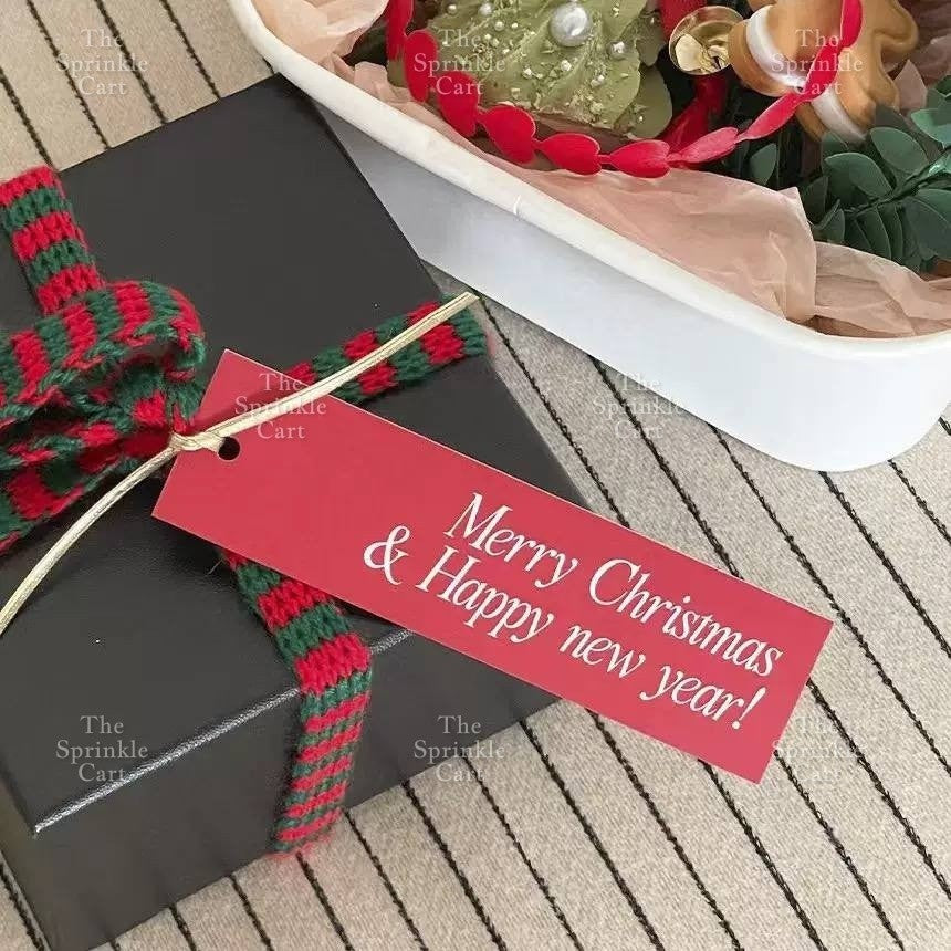 Christmas Sticker and Gift Tag DIY Food Box Sealing Label Packaging TSC