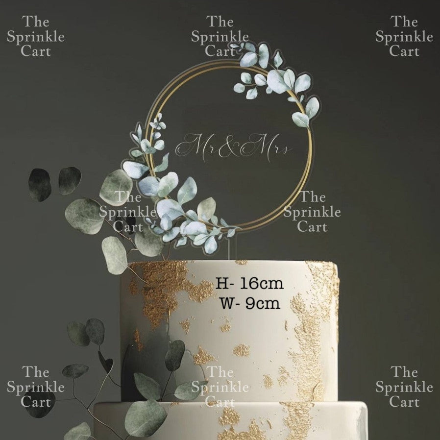 Transparent Happy Birthday Acrylic Topper Cake Decoration TSC