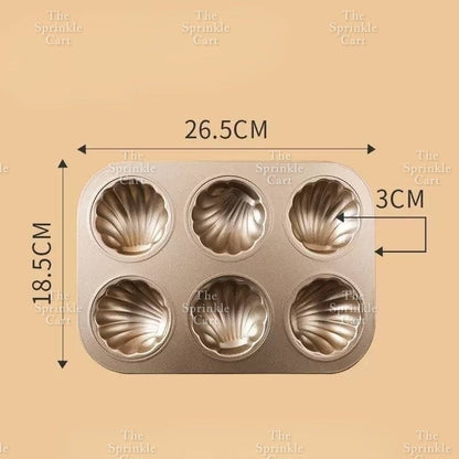 Non stick Golden Baking Pan Cupcake Molder Loaf Bento Pan Cake Japanese Cheesecake TSC