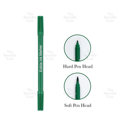 Edible Pigment Dual Tip Writing Pen and Metallic Edible Brush Cake Macaron Decoration TSC