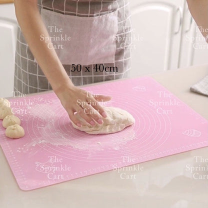 Non Stick Silicone Mat Kneading Dough Mat Cake Pad Silicone Non Slip Mat