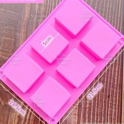 Bar Soap Silicone Molder Chocolate Molder Rectangle Cake Handmade DIY
