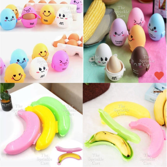 Banana and Egg Plastic Container for Food Snack Packaging TSC