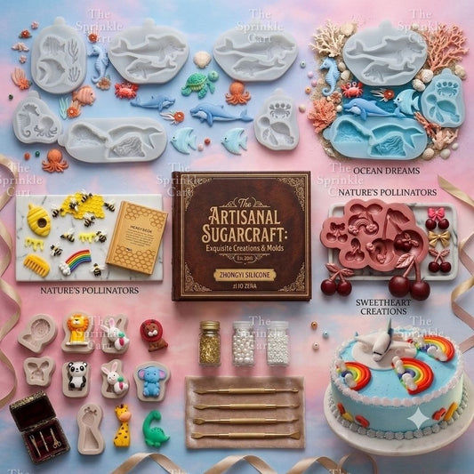 [PART 6] Silicone Chocolate Molder for Fondant Cake Decoration and DIY Clay Resin Crafts TSC