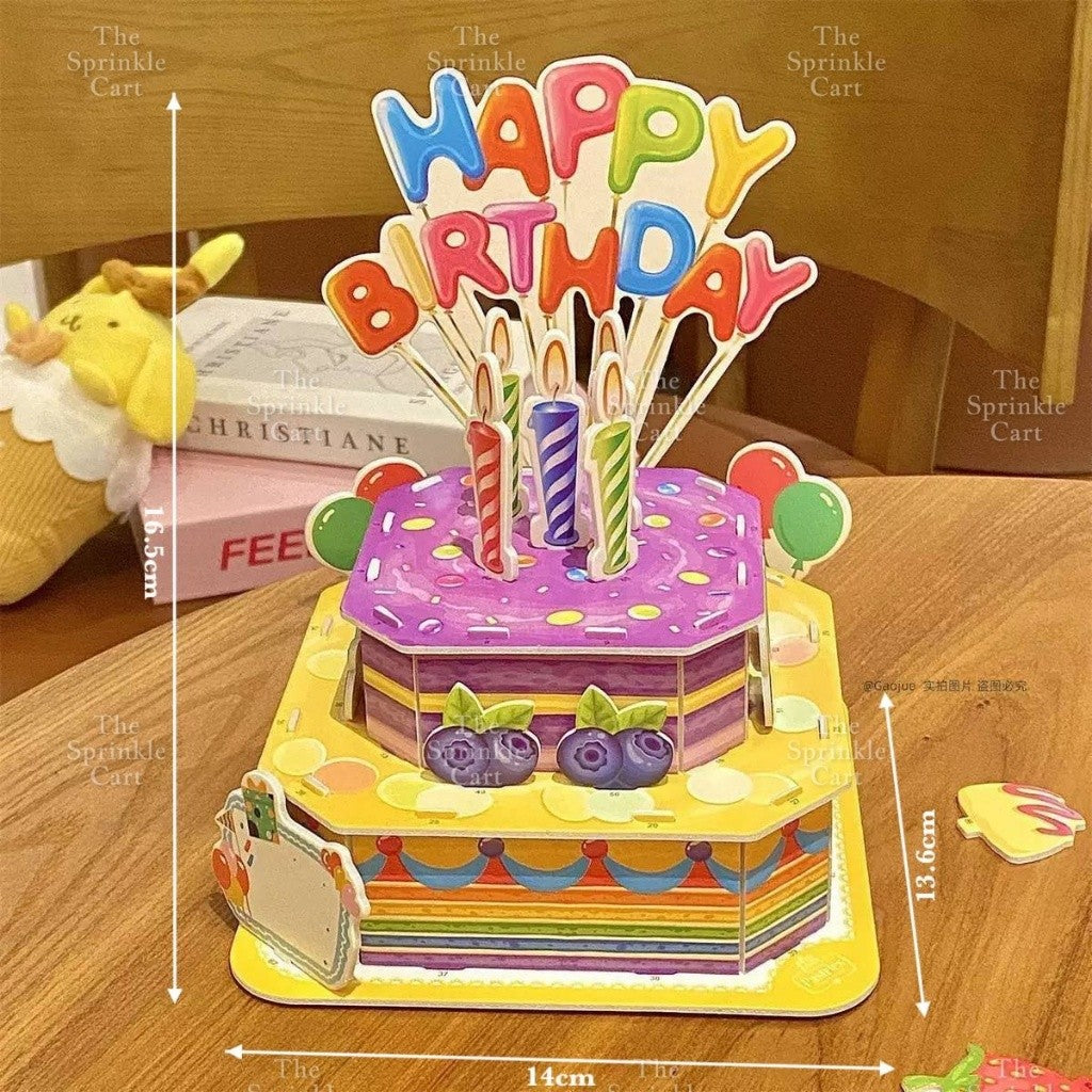 3D Building Blocks and Cardboard Puzzle Toy Assembly for Fun Pastime and DIY Decoration TSC