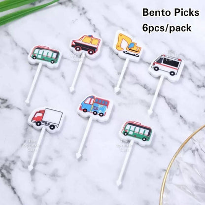 Disposable Bento Picks Utensil with Cute Design TSC